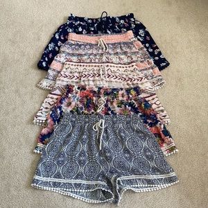 Elastic Waist Boho Soft Shorts!